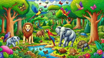lumea animalelor desene de colorat